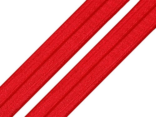 Schnoschi 2 Meter elastisches Einfassband 18 mm rot von Schnoschi