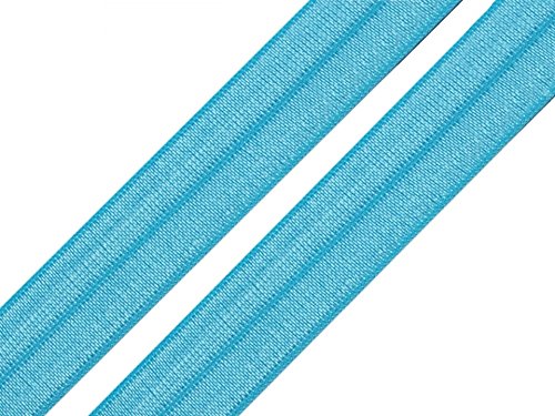 Schnoschi 2 Meter elastisches Einfassband 20 mm türkis von Schnoschi