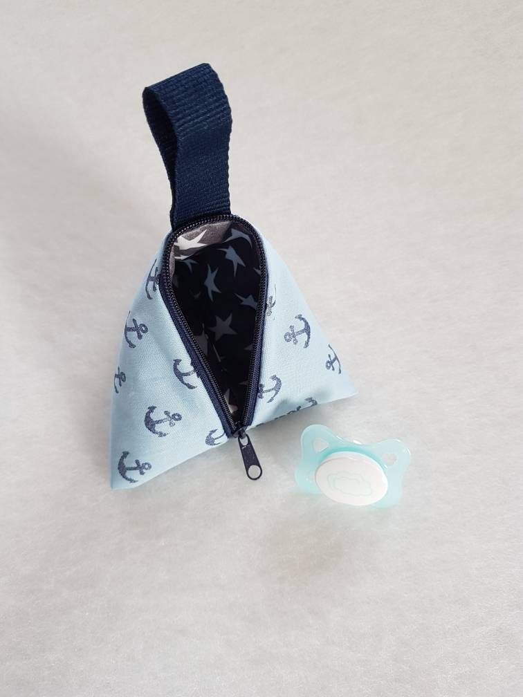 Schnullertäschchen, Pyramidentasche, Tasche Für Schnuller, Leckerlitasche Schnullertäschchen, Pyramidentasche, Tasche Für Schnuller, Leckerlitasche von Schnuckellinchen
