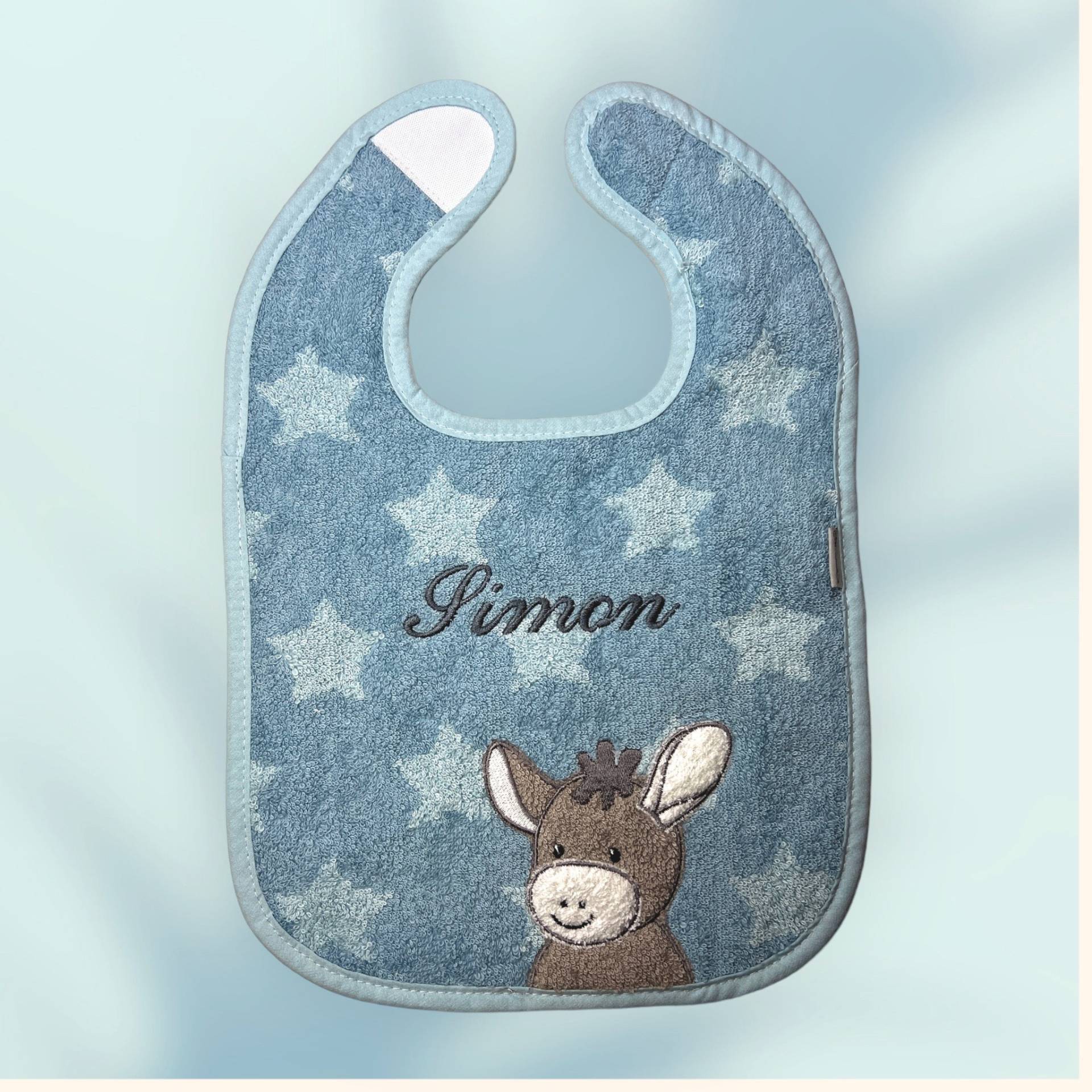 Lätzchen Mit Name, Emmi Esel Von Sterntaler, Babylatz Lätzchen Mit Name, Emmi Esel Von Sterntaler, Babylatz von Schnullergeschenke