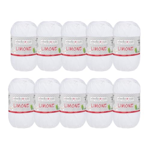 Schoeller+Stahl Wolle Haekelgarn weiß Baumwollgarn 10x50g von Schoeller+Stahl