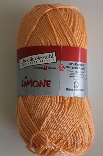 Limone Schoeller + Stahl 100 % Baumwolle 50 g Farbe 002-apricot von Schoeller&Stahl
