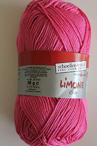 Limone Schoeller + Stahl 100 % Baumwolle 50 g Farbe 038-pink von Schoeller und Stahl