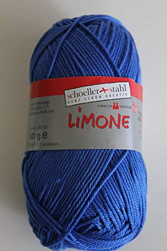 Limone Schoeller + Stahl 100 % Baumwolle 50 g Farbe 055-cobalt von Schoeller&Stahl