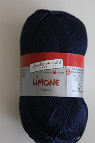 Limone Schoeller + Stahl 100 % Baumwolle 50 g Farbe 056-navy von Schoeller&Stahl