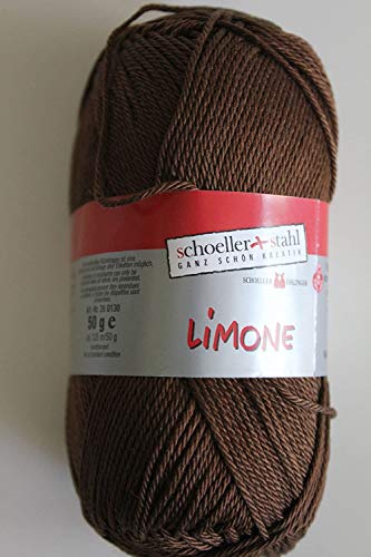 Limone Schoeller + Stahl 100 % Baumwolle 50 g Farbe 084-nuss von Schoeller&Stahl