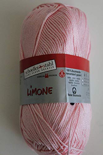 Limone Schoeller + Stahl 100 % Baumwolle 50 g Farbe 108-rosa von Schoeller&Stahl
