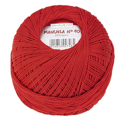 Schoeller+Stahl Manuela Häkelgarn St. 10 M 052 kirsch von Schoeller&Stahl