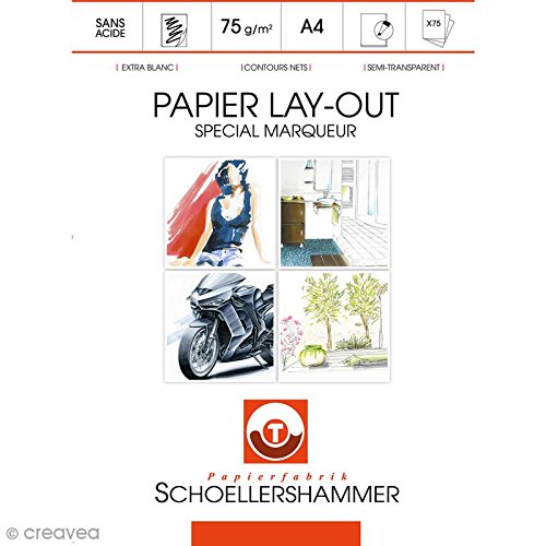 Block Layout Spezialpapier Marker "Manga Art Paper" – A4 Schoellershammer von Schoellershammer