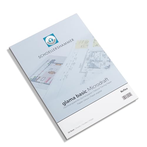 Schoellershammer Glama Basic Hoch Transparentpapier, A3, 72 g/m², Block mit 50 Blatt, VF5003669 Schoellershammer Glama Basic Hoch Transparentpapier, A3, 72 g/m², Block mit 50 Blatt, VF5003669 von Schoellershammer