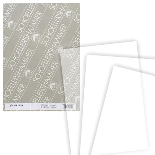 Schoellershammer Glama Basic Transparentpapier, A4, 110 g/m², 250 Blatt von Schoellershammer