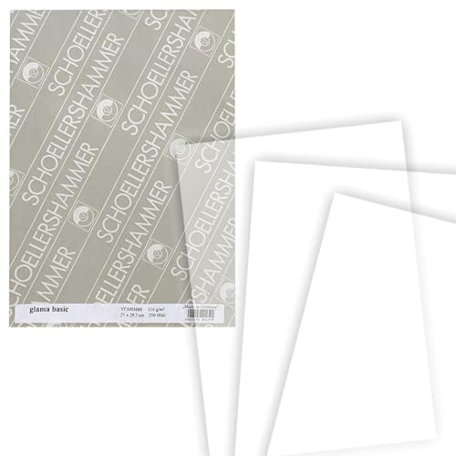 Schoellershammer Glama Basic Transparentpapier, A4, 110 g/m², 250 Blatt Schoellershammer Glama Basic Transparentpapier, A4, 110 g/m², 250 Blatt von Schoellershammer