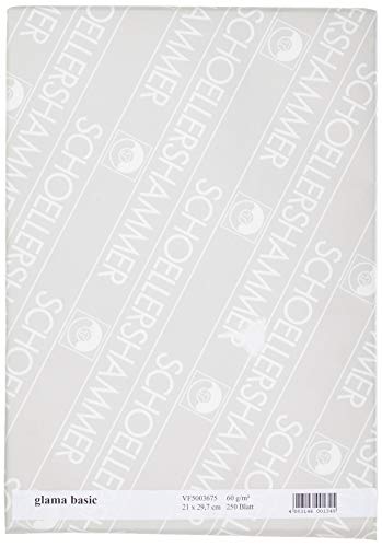 Schoellershammer Glama Basic Transparentpapier, A4, 60 g/m², 250 Blatt von Schoellershammer