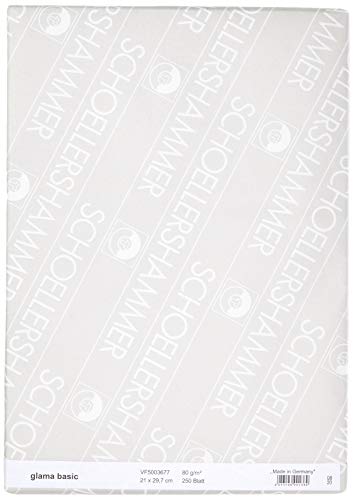 Schoellershammer Glama Basic Transparentpapier, A4, 80 g/m², 250 Blatt von Schoellershammer