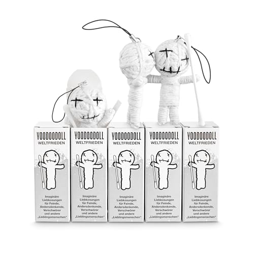 Voodoo Puppe Weltfrieden 5er-Pack Voodoo Doll to go Voodoo-Doll imaginäre Streicheleinheiten für Andersdenkende, Verschwörer und andere Lieblingsmenschen Geschenk im Karton 5 x PRYM Stecknadel Voodoo Puppe Weltfrieden 5er-Pack Voodoo Doll to go Voodoo-Doll imaginäre Streicheleinheiten für Andersdenkende, Verschwörer und andere Lieblingsmenschen Geschenk im Karton 5 x PRYM Stecknadel von Schöne Güter