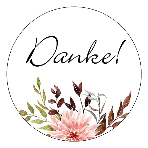 Schokoladenseite 48 x Aufkleber Danke - 40 mm, Design Herbst Pastell 19090140, Sticker geeignet für Hochzeit Gastgeschenk Taufe Kommunion Geburtstag Feste Geschenke Schokoladenseite 48 x Aufkleber Danke - 40 mm, Design Herbst Pastell 19090140, Sticker geeignet für Hochzeit Gastgeschenk Taufe Kommunion Geburtstag Feste Geschenke von Schokoladenseite