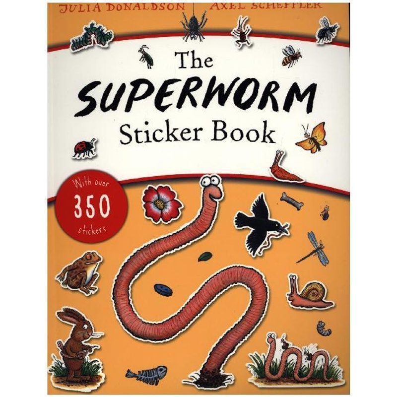 Superworm Sticker Book - Julia Donaldson, Kartoniert (TB) von Scholastic UK