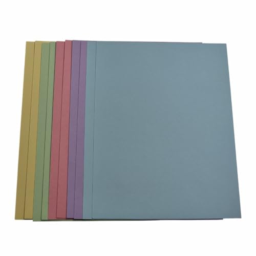 A4 Pastellkarton – 10 Blatt 220 g/m² Karton für Bastelarbeiten, Scrapbooking und DIY-Projekte – verschiedene Farben von Schone