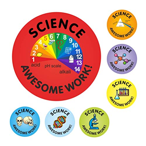 School Stickers Science Awesome Work Belohnungsaufkleber von School Stickers
