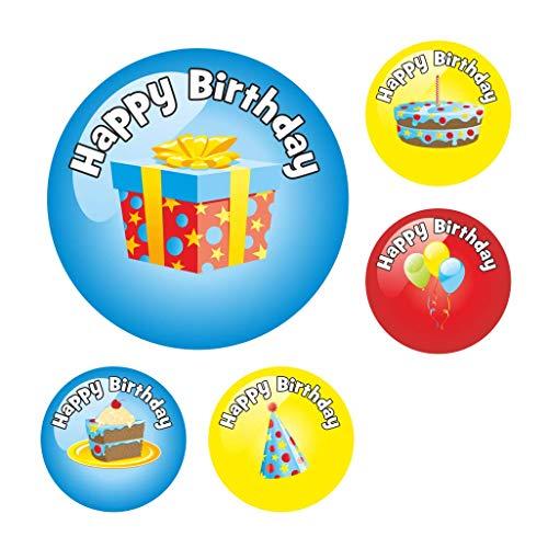 Schulaufkleber Happy Birthday Belohnungsaufkleber von School Stickers
