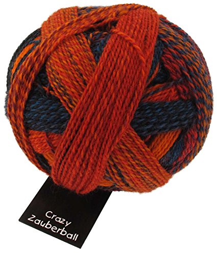 Schoppel Wolle Zauberball Crazy Fb. 1537 Herbstsonne, bunte Sockenwolle mit Farbverlauf zum Stricken oder Häkeln von Schoppel Wolle Zauberball