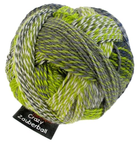 Schoppel Wolle Zauberball Crazy Fb. 2204 Grüne Woche, bunte Sockenwolle musterbildend mit Farbverlauf zum Stricken oder Häkeln Schoppel Wolle Zauberball Crazy Fb. 2204 Grüne Woche, bunte Sockenwolle musterbildend mit Farbverlauf zum Stricken oder Häkeln von Schoppel Wolle Zauberball