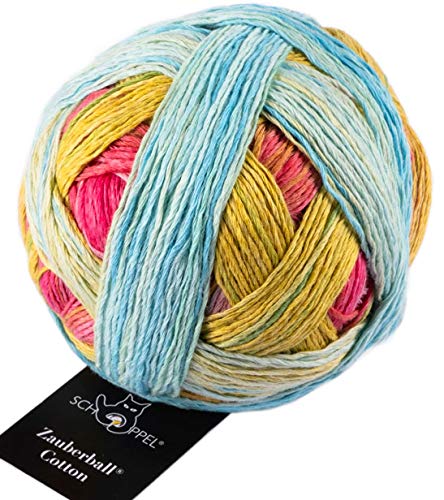 Schoppel Zauberball Cotton 2406 Sunnyside mit Farbverlauf zum Stricken und Häkeln von Schoppel Zauberball Cotton