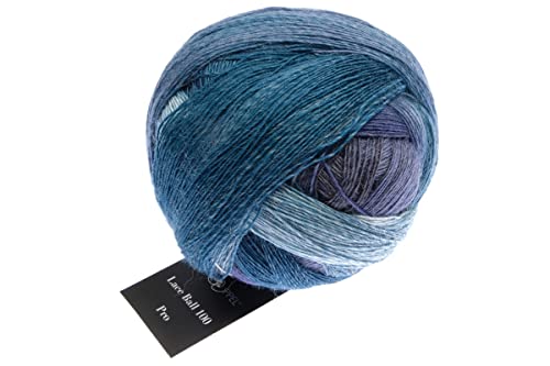 Schoppel Lace Ball 100 Pro, Laceball, Lacegarn Merino mit Farbverlauf, 100% Merinwolle (2518 Elefantentreffen) von Schoppel
