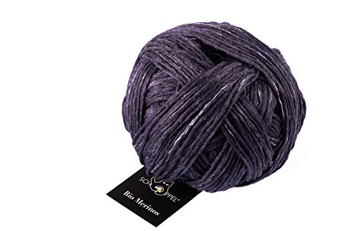 Schoppel Wolle GOTS Bio Merinos Biowolle Merinowolle Häkelwolle, Strickgarn, 50g (3791 Cyclam) von Schoppel