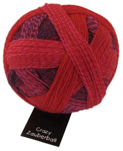 Schoppel-Wolle Wolle, Knäuel, „Crazy Zauberball Hourglass“ 2095 Indian Rose von Schoppel