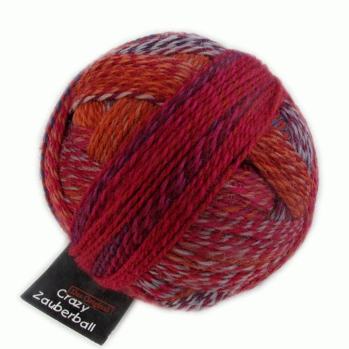 Schoppel-Wolle Wolle, Knäuel, „Crazy Zauberball Hourglass“ 2231 Bright Metal von Schoppel