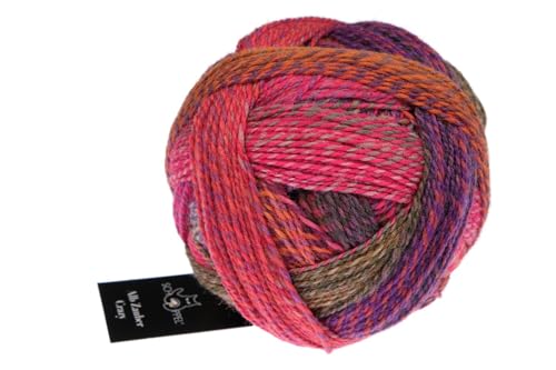 Schoppel Wolle Zauberball Alb Zauber Crazy, Sockenwolle mit Farbverlauf, Sockengarn, Strumpfwolle mit Schurwolle von der Schwäbischen Alb (2631 Italian Sunset) von Schoppel