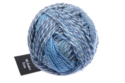 Schoppel Wolle Zauberball Alb Zauber Extra nachhaltige Wolle aus Schurwolle von der Schwäbischen Alb und abbaubarem Polyamid (2532 Blaumann) von Schoppel