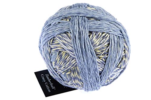 Schoppel Wolle Zauberball Crazy Cotton Baumwollgarn mit Farbverlauf, 100% Baumwolle, ca. 210 m/100g, Nadelstärke 3-4 mm (2440 Feldversuch) von Schoppel