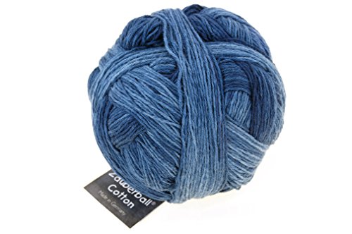 Schoppel Zauberball Cotton, Häkelwolle Baumwolle, Baumwollgarn mit Farbverlauf, Farbverlaufsgarn zum Stricken und Häkeln | 100g 420m (2343 Arbeiterklasse) von Schoppel