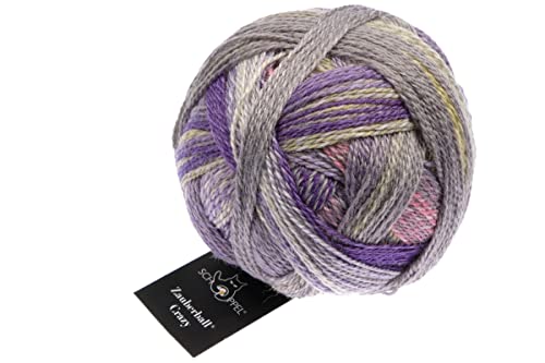 Schoppel Zauberball Crazy, nachhaltige Sockenwolle mit Farbverlauf zum Stricken oder Häkeln, 100g (2514 Geheimrat) von Schoppel