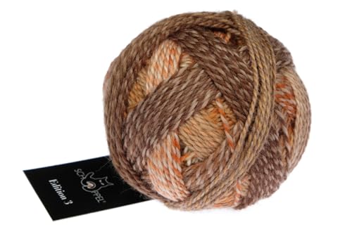 Schoppel Zauberball Edition 3, Reine Merinowolle Häkelwolle Strickgarn, 100% Wolle für Nadelstärke 3 bis 3,5 mm (2710 Nussknacker) von Schoppel