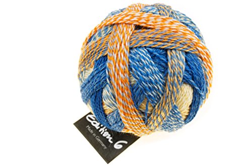 Schoppel Zauberball Edition 6, Häkelwolle Merinowolle, Farbverlaufswolle für Nadelstärke 2 bis 3 mm, 50g Strickgarn zum Stricken oder Häkeln (2333 Ipanema Beach) von Schoppel