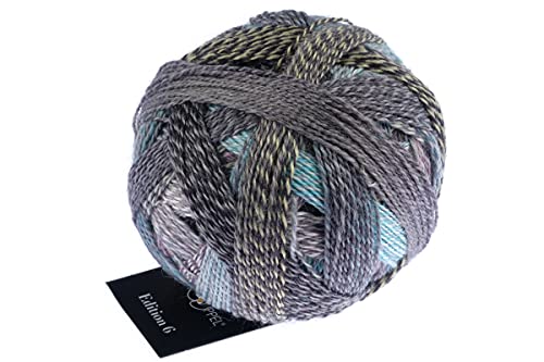 Schoppel Zauberball Edition 6, Häkelwolle Merinowolle, Farbverlaufswolle für Nadelstärke 2 bis 3 mm, 50g Strickgarn zum Stricken oder Häkeln (2471 Bodenschätze) von Schoppel