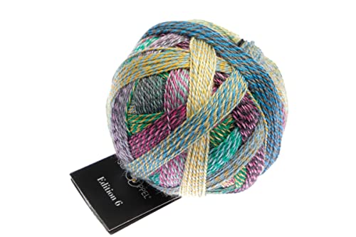Schoppel Zauberball Edition 6 Farbe 2511 All inclusiv | 100% Wolle | Merinowolle fine für Nadelstärke 2-3 mm, 50g von PGONA