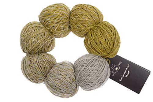 Schoppel Zauberperlen Hanf Zauberball Wolle 2520 Obolus, Organic Merino fine Wolle mit Farbverlauf zum Stricken oder Häkeln, 100g, 400m, Nadelstärke 2-3 mm Schoppel Zauberperlen Hanf Zauberball Wolle 2520 Obolus, Organic Merino fine Wolle mit Farbverlauf zum Stricken oder Häkeln, 100g, 400m, Nadelstärke 2-3 mm von Schoppel