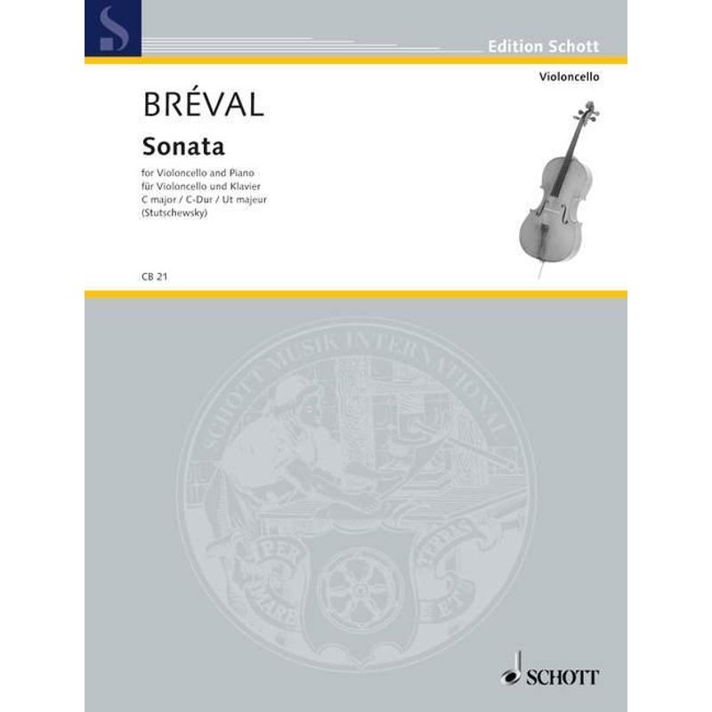 Sonata C-Dur Aus Op. 40. Violoncello Und Klavier., Geheftet von Schott Music