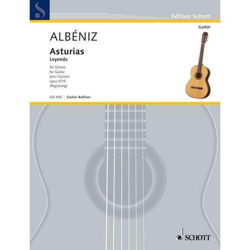 Asturias, Geheftet von Schott Music