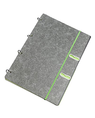Ringbuch 360° - maigrün | A4 | 50 Blatt kariert | 4-Ring Notizbuch mit Gummiband und Taschen, flexibel + nachfüllbar, maigrün - Schreibgefühl Ringbuch 360° - maigrün | A4 | 50 Blatt kariert | 4-Ring Notizbuch mit Gummiband und Taschen, flexibel + nachfüllbar, maigrün - Schreibgefühl von Schreibgefühl