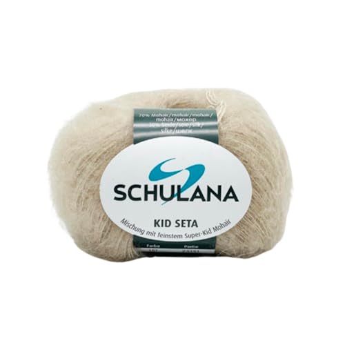 Schulana - Mohairwolle - 25g Strickgarn - zarte & hochwertige Kid-Mohair-Wolle von Schulana