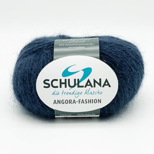 Superfeine Angora Wolle zum Stricken und Häkeln I 80% Angora & 20% Polyamid I 25g/ca.112m Blaugrau I Angora Fashion Garn für Schal, Mütze, Handschuhe, Pullover und Tücher Superfeine Angora Wolle zum Stricken und Häkeln I 80% Angora & 20% Polyamid I 25g/ca.112m Blaugrau I Angora Fashion Garn für Schal, Mütze, Handschuhe, Pullover und Tücher von Schulana