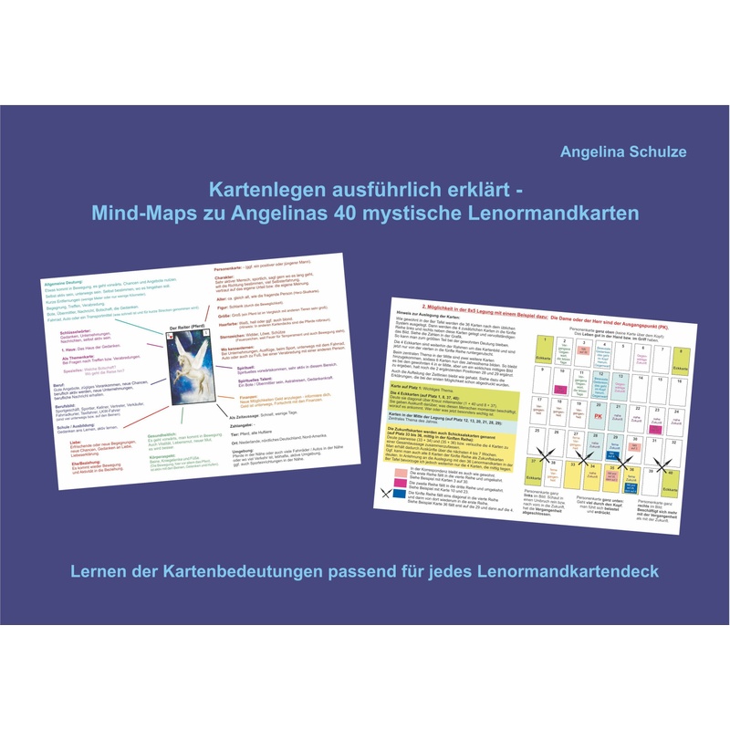 Kartenlegen Ausfürhlich Erklärt - Mind-Maps Zu Angelinas 40 Mystische Lenormandkarten - Angelina Schulze, Kartoniert (TB) von Schulze, Angelina
