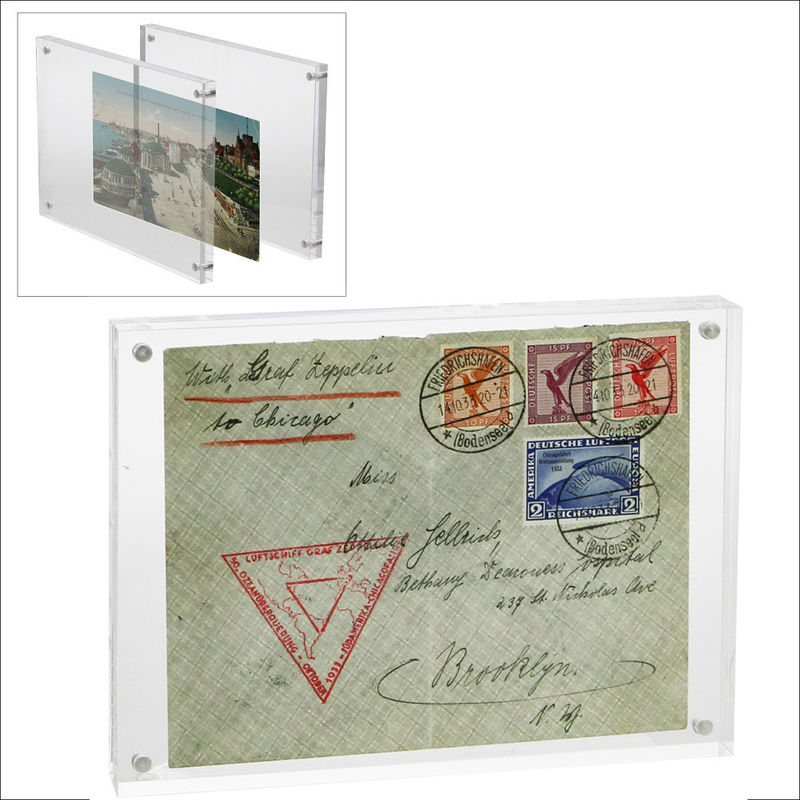 Foto- Und Postkartenrahmen Mit Magnetverschluß Aus Acryl, Format Außen 17,5 X 13 X 2 Cm von Schwäbische Albumfabrik