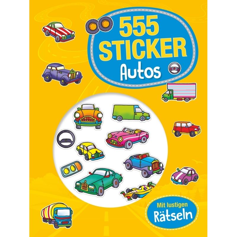 555 Sticker Autos, Kartoniert (TB) von Schwager & Steinlein