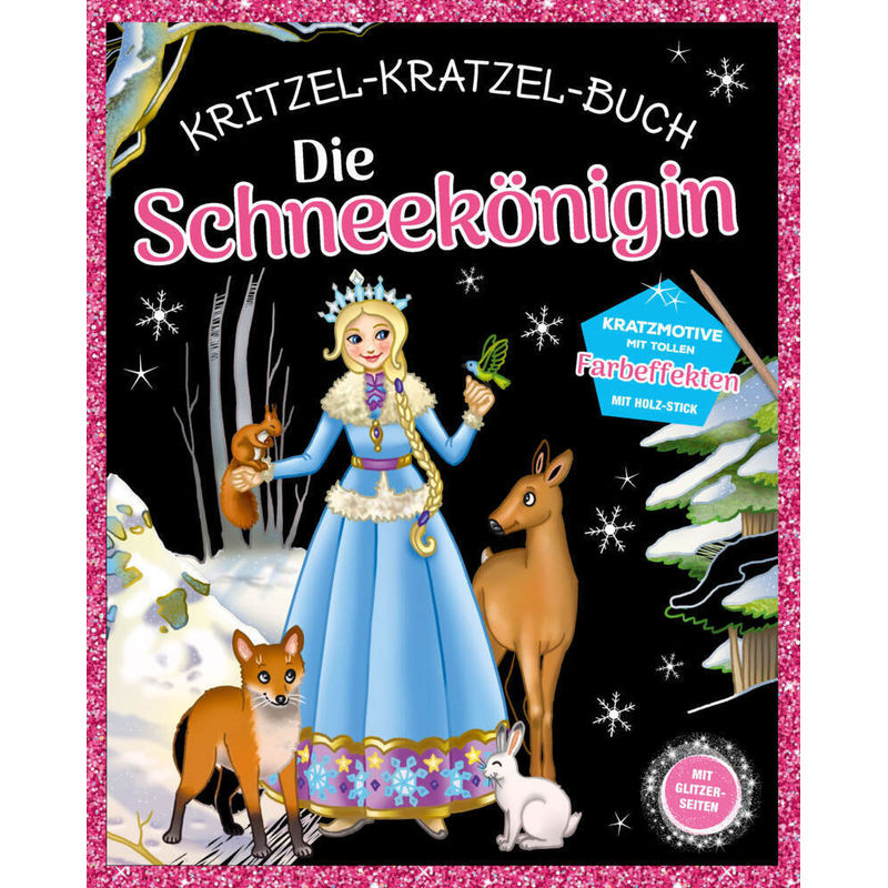 Die Schneekönigin Kritzel-Kratzel-Buch Für Kinder Ab 5 Jahren, Kartoniert (TB) von Schwager & Steinlein